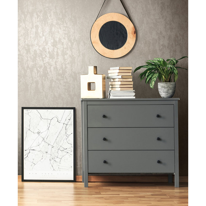 City Romance Plain Texture Wallpaper, Beige Grey