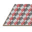 Tapis décoratif géométrique rouge/blanc/noir Riebe-394816803