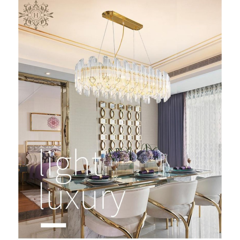 Ramsey 10 - Light Crystal Chandelier