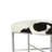 Upholstered Cowhide Stool