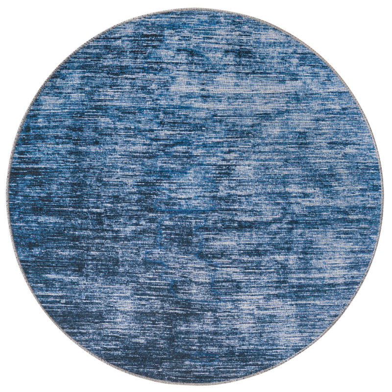 Ikhasa Chenille Abstract Indoor Rug, Round 3'6"