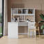Bureau d'ordinateur à domicile avec huche-575341321
