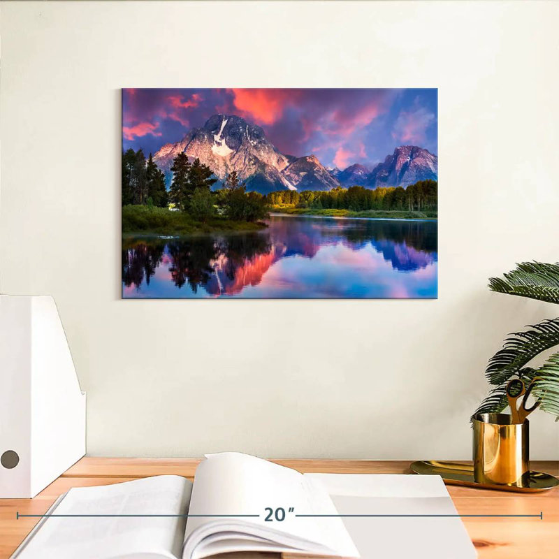 Alvord Oxbow Bend Sunrise Sky, H 8 po x l 12 po