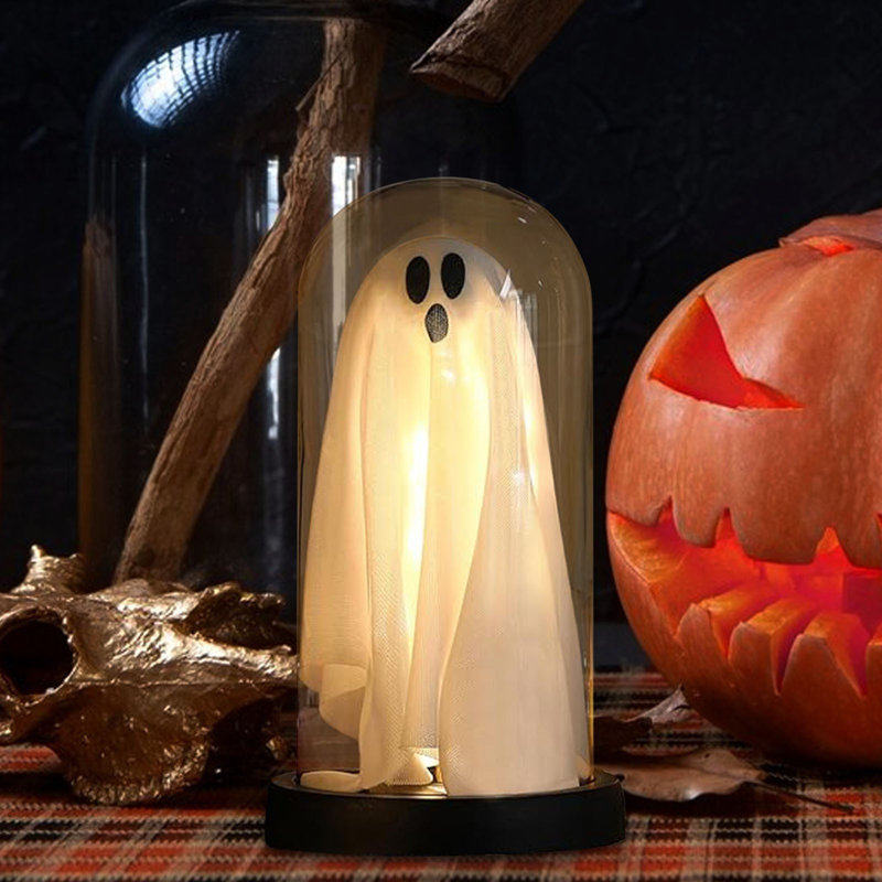 Turn The Ghost Night Light In The Ghost Jar In The Lampshade