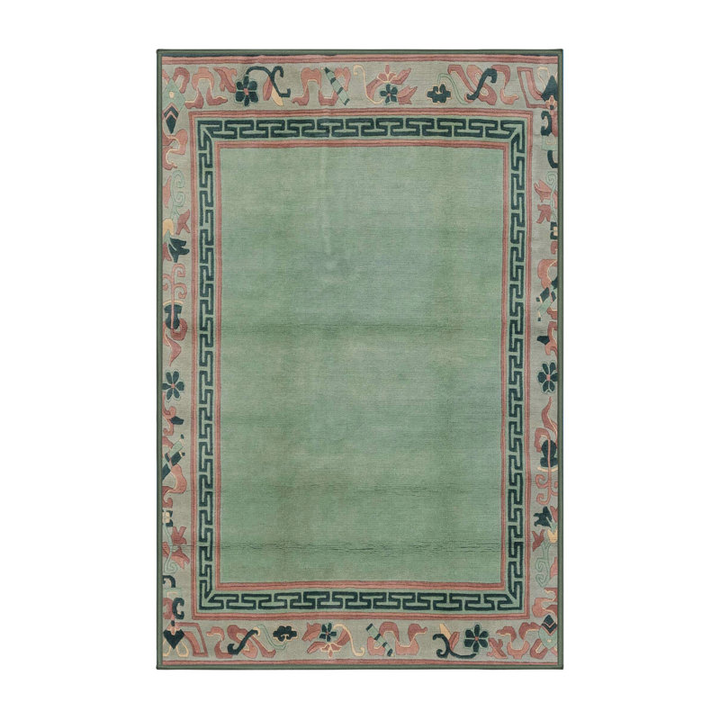 Tapis abstrait abstrait moderne, Rectangle 7 pi x 9 pi