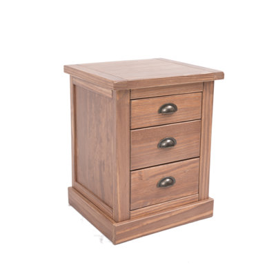 Phineas 45cm W Solid + Manufactured Wood Bedside Table