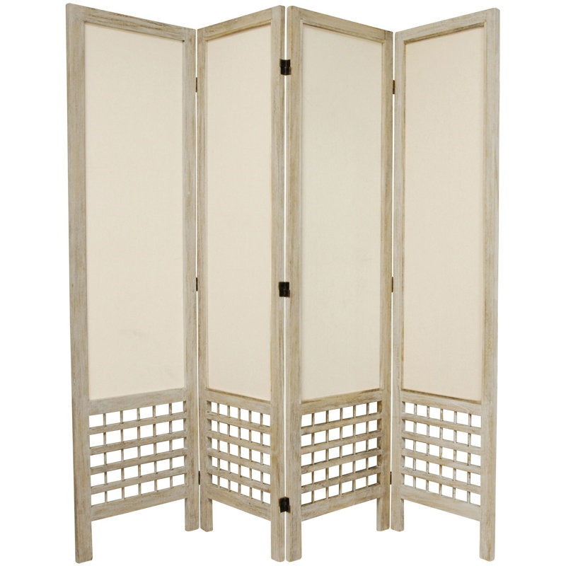 Cloison pliante 67 po, Sable / blanc, 4