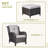Bonia Outdoor Lounge Chair with Ottoman-1515826334