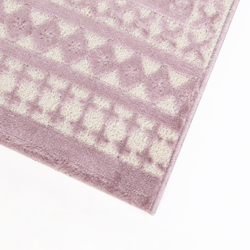 Tapis traditionnel lilas Enlow, 7'10" x 10'