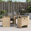 Ensemble de chaises de patio avec coussins 4 pièces Latitude Run®-1319325659-1319325663