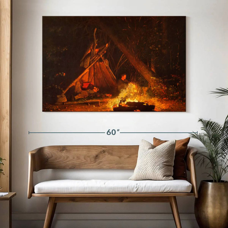 Senne Camp Fire, 34" H x 51" W