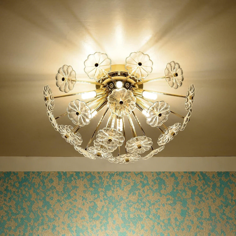Gold Flush Mount Ceiling Light