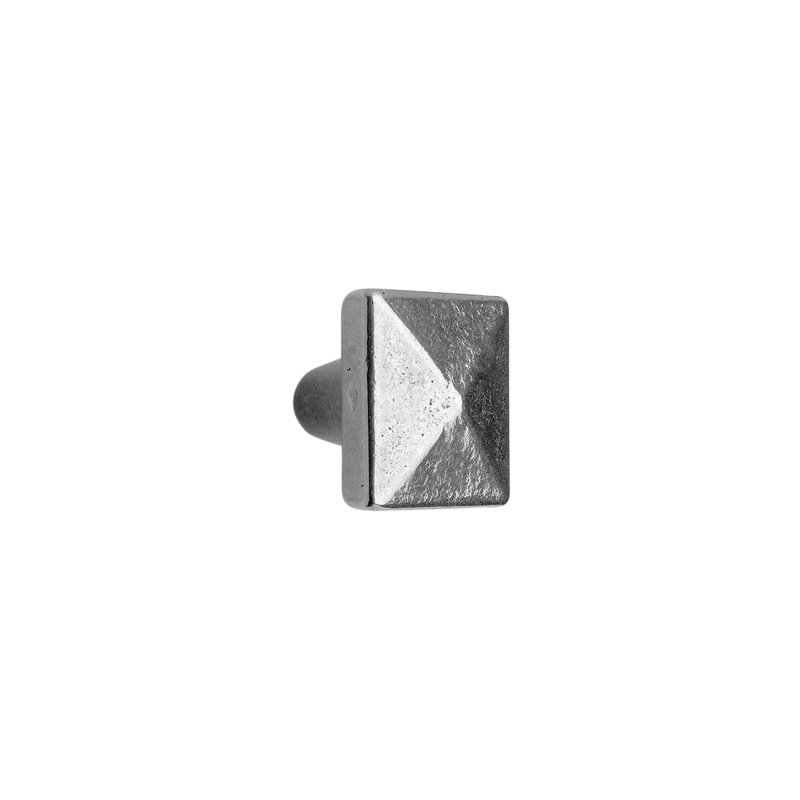 Bronze Square Knob, White Bronze Medium