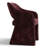 Upholstered Fabric Arm Accent Chair-1395030424