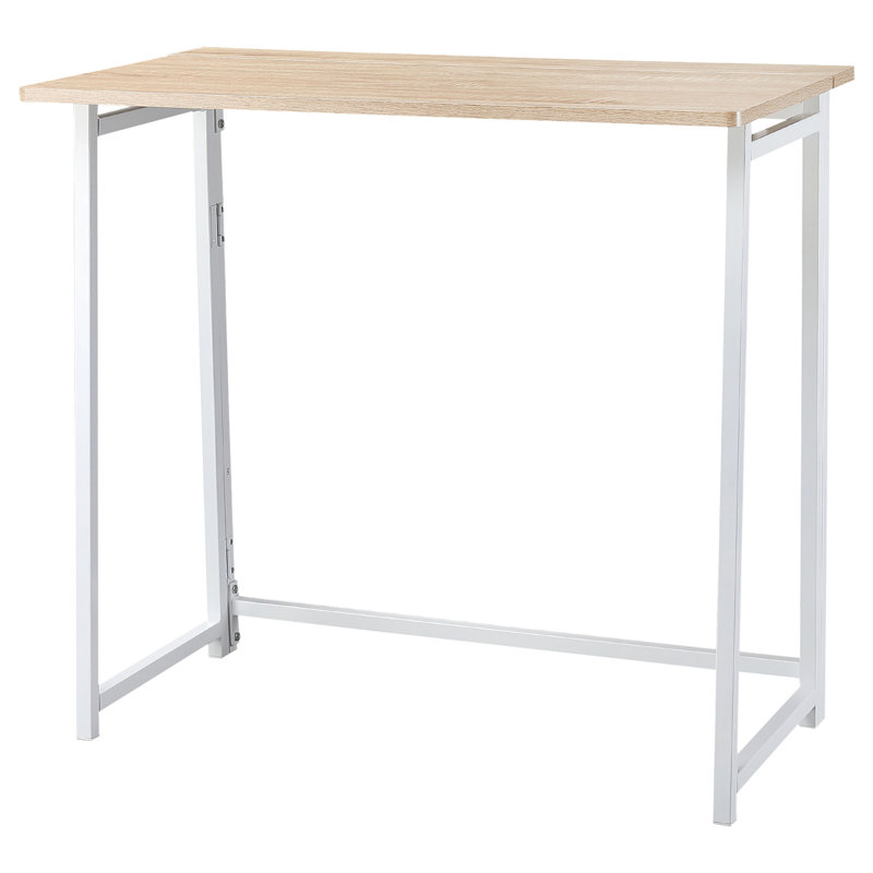 Chipman Metal Base Writing Desk, Beige
