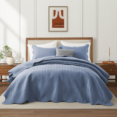 Ensemble de couvre-lit très grand très léger | Microfibre douce | Finition de qualité hôtelière