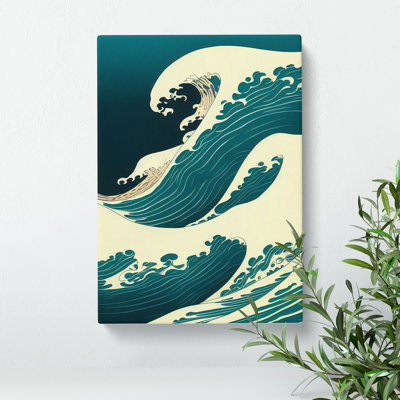 Massive Japanese Wave - Wrapped Canvas