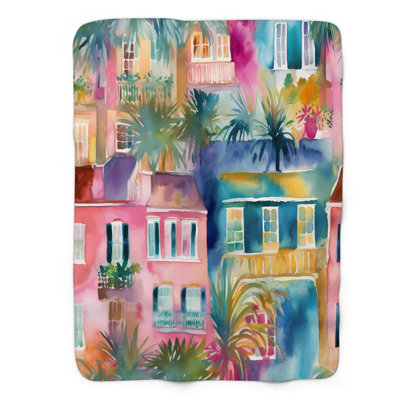 Serene Architectural Impressions - 1 Piece Premium Throw Blanket