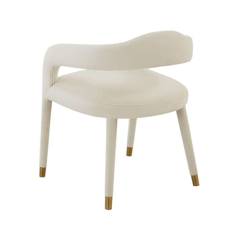 Chaise de salle à manger Cynthia, Crème, crème