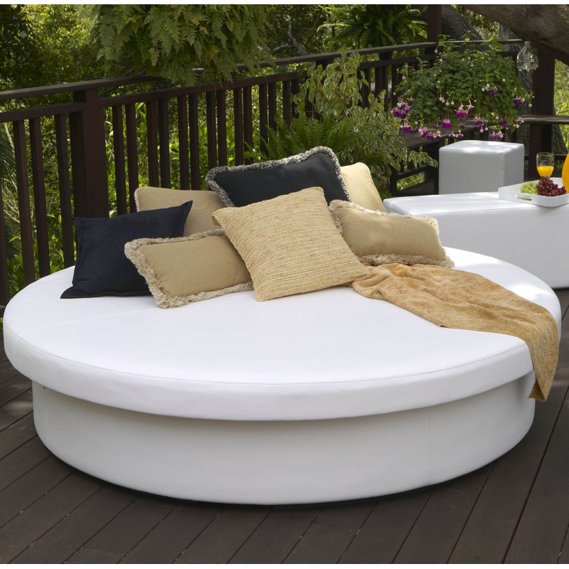 SunPad Outdoor 8 - Seat Patio Daybed, Pumpkin