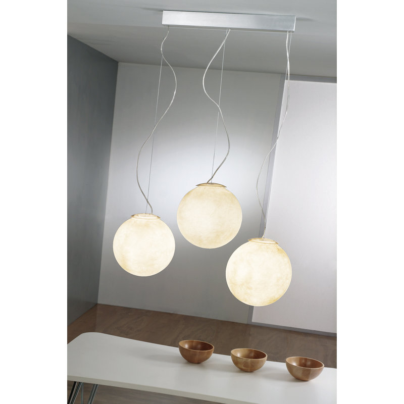Luna 3 - Light Chrome Sphere Pendant