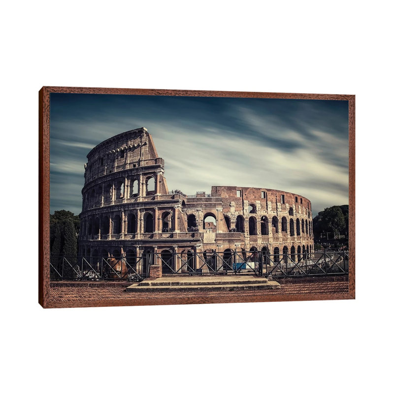 Colosseum by Manjik Pictures - Gallery-Wrapped Canvas Giclée on Canvas, 66.04 cm H x 45.72 cm W, Classic Wood Framed
