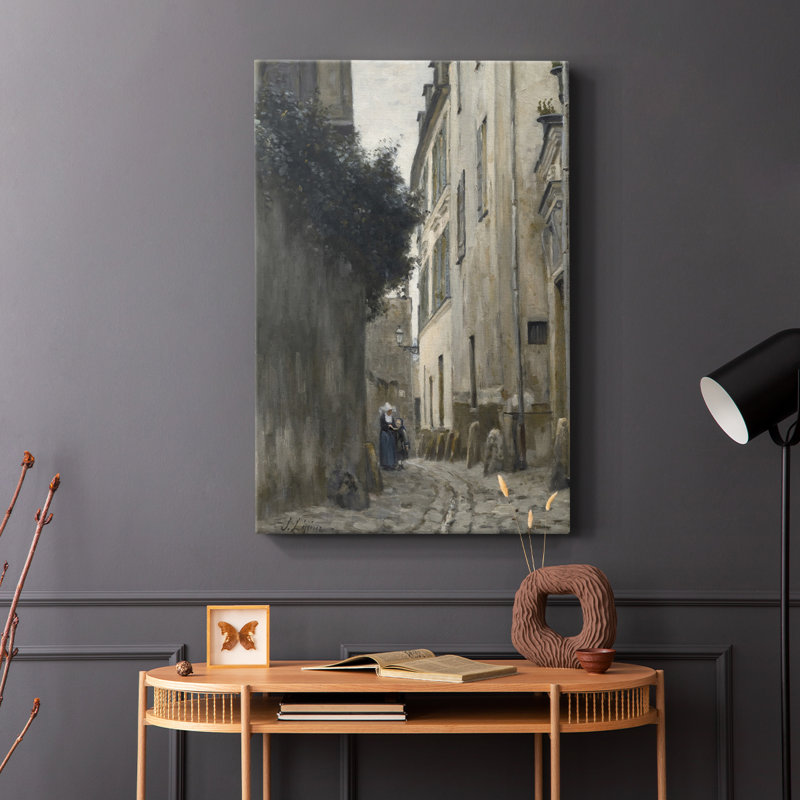 Paysage rétro L XXVII - galerie Cavas, H 12 po x l 8 po
