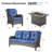 Deb 4-Pieces Outdoor PE Wicker Patio Seating Group ?with Fire Pit and Cushions-1659719769-1659719768