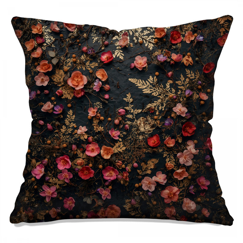 Coussins floraux, 16 x 16 inches