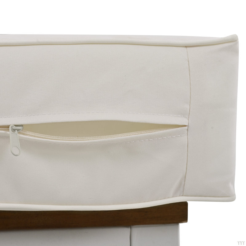 Ensemble de mobilier d'extérieur pour lit de jour en rotin et osier avec canapé escamotable et 4 coussins, Beige