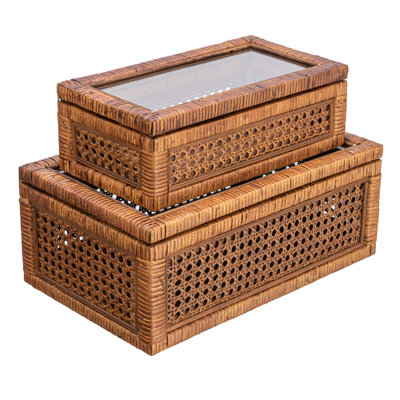 Edelie 2 Piece Decorative Box Set