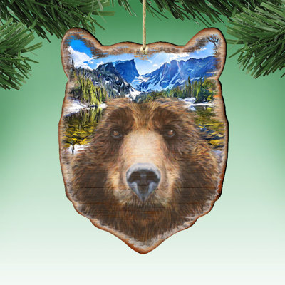 Tidaholm 5.5'' Wood Animals Hanging Figurine Ornament