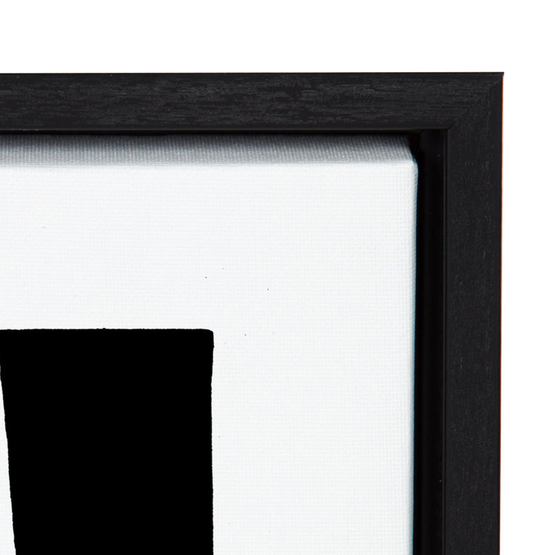 Impression sur toile encadrée Modern Modern, H 38 po x l 28 po x P 1,63 po, Cadre noir
