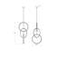 Torc 3 - Light LED Chandelier-49993161