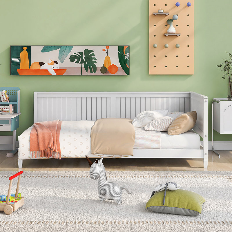Lit de jour Ingus, Lit simple, Blanc