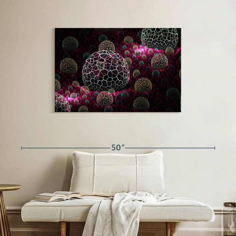 Avery Abstract Spheres, 26" H x 39" W