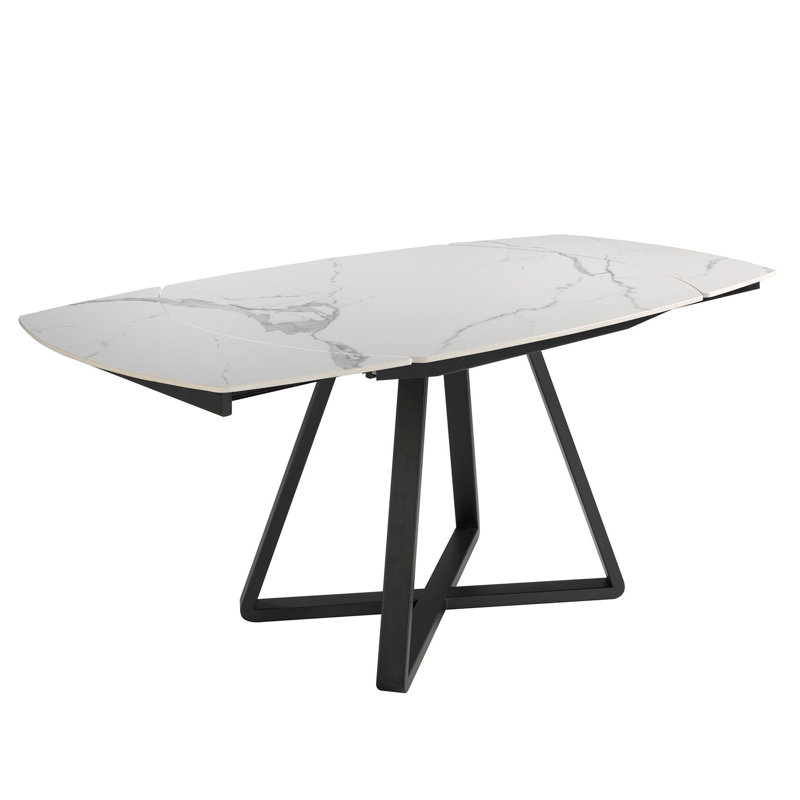 Extendable Marble Top Dining Table