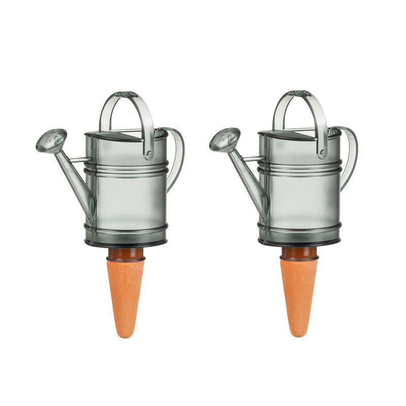 Ensemble de 2 arrosoirs, Gris, H 7,75 po x l 5 po x P 2,75 po