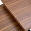 Table basse double salon en noyer foncé
