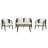 Durable And Comfortable Outdoor Seating Set,Suitable For Patios, Lawns, And Poolsides-121279566-121279560
