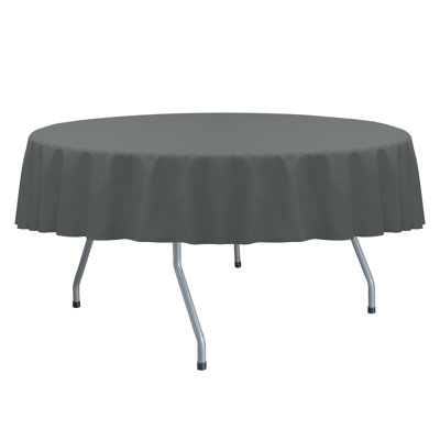 Solid Color Round Tablecloth