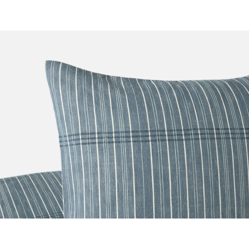 Fernwood Organic Square Pillow Cover, Twilight Blue