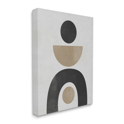 Formes d'arche noires et beiges de Ros Ruseva