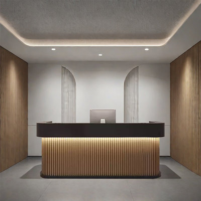 Rectangular Modern Front Desk, Hostess Stand