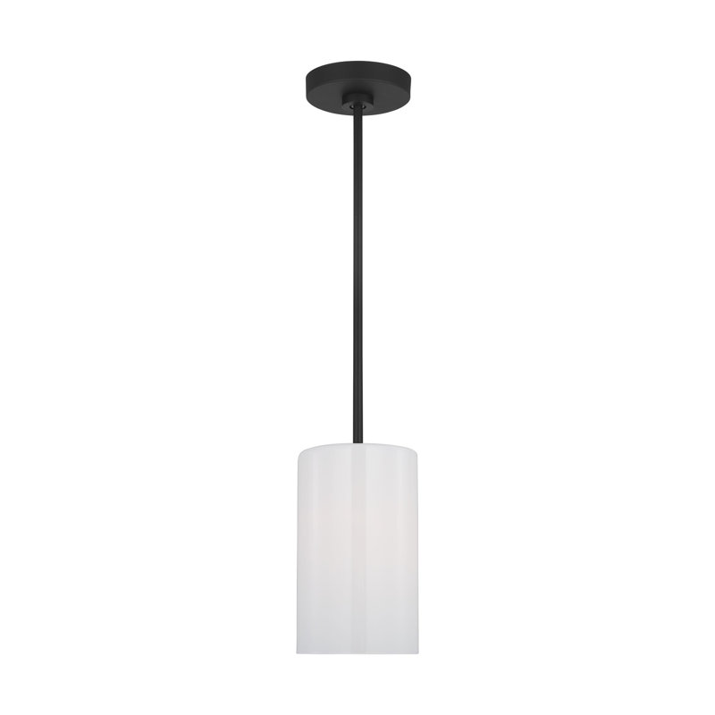 Havana Eliana 1 - Light Single Pendant, Matte Black, No