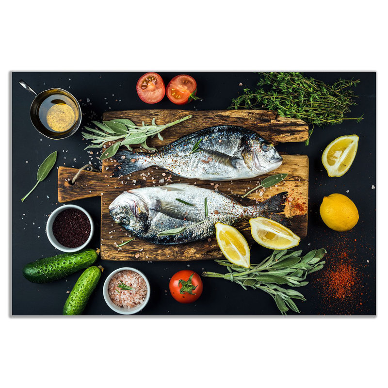 Sea Bream Fish Restaurant - Wrapped Canvas Print, 41cm H x 61cm W