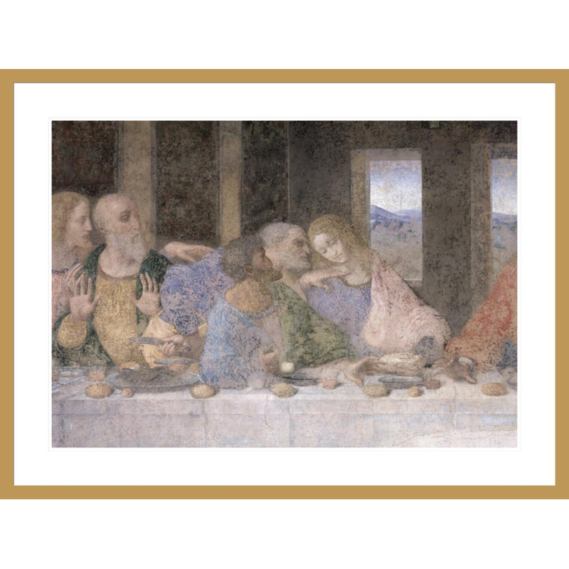 La Cène par Leonardo Da Vinci, H 31,39 po x l 41,5 po