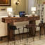 Console 63 po avec repose-pieds Farmhouse