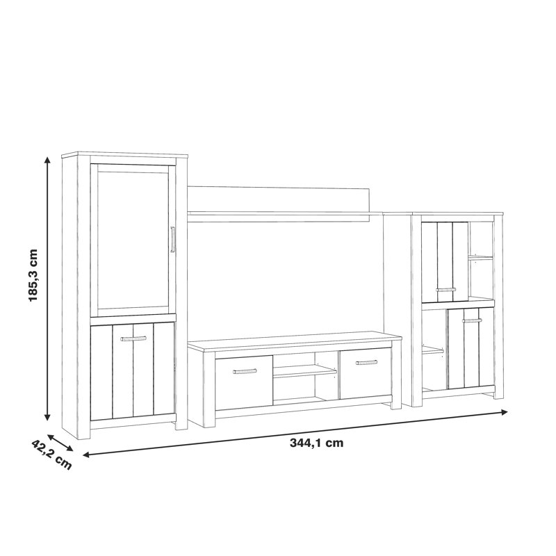 Elara Entertainment Center for TVs up to 85"