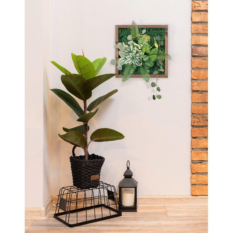 56cm Faux Plant in Pot, Brown